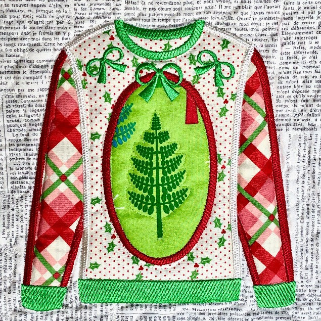 Ugly Christmas Sweaters for Machine Embroidery
