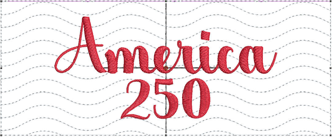 The Wonky Houses Banner - Celebrate America 250 Limited Edition - for Machine Embroidery