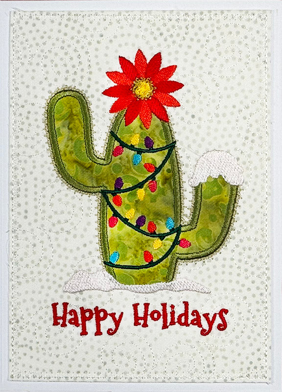 Fabric Confetti AQG Card Class