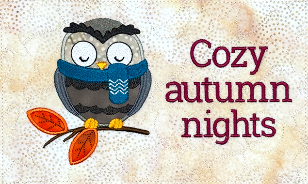 Cozy Autumn ITH Mug Rugs or Desk Pillows