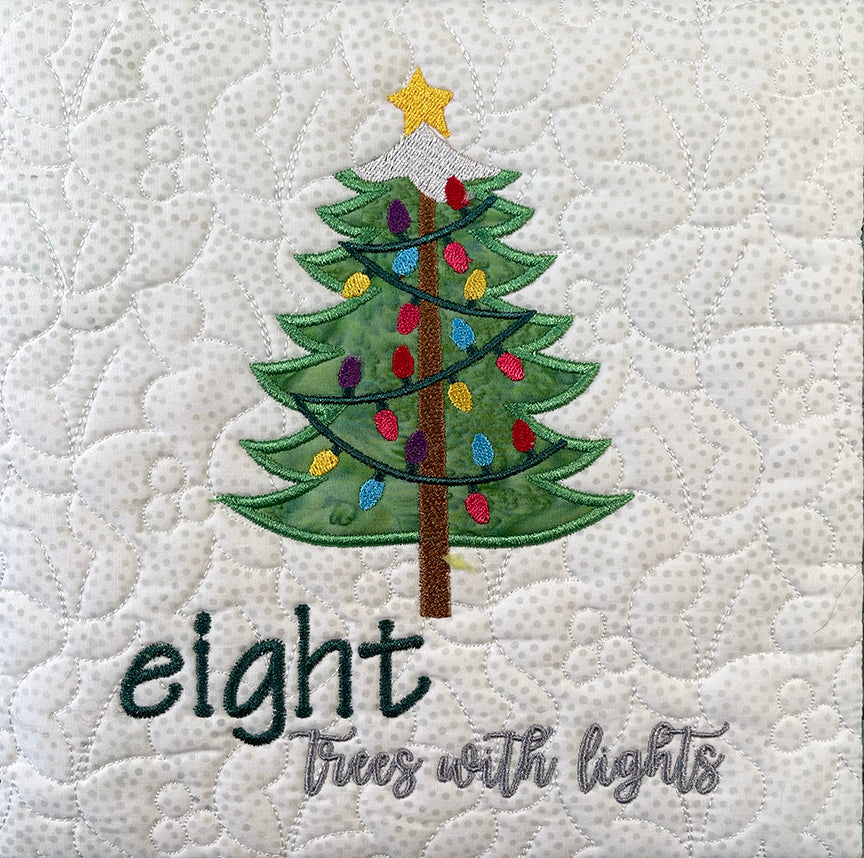 Twelve Days of Christmas - Woodlands - Machine Embroidery