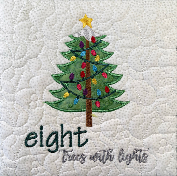 Twelve Days of Christmas - Woodlands - Machine Embroidery