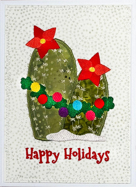 Holiday Prickly Bloom Cards