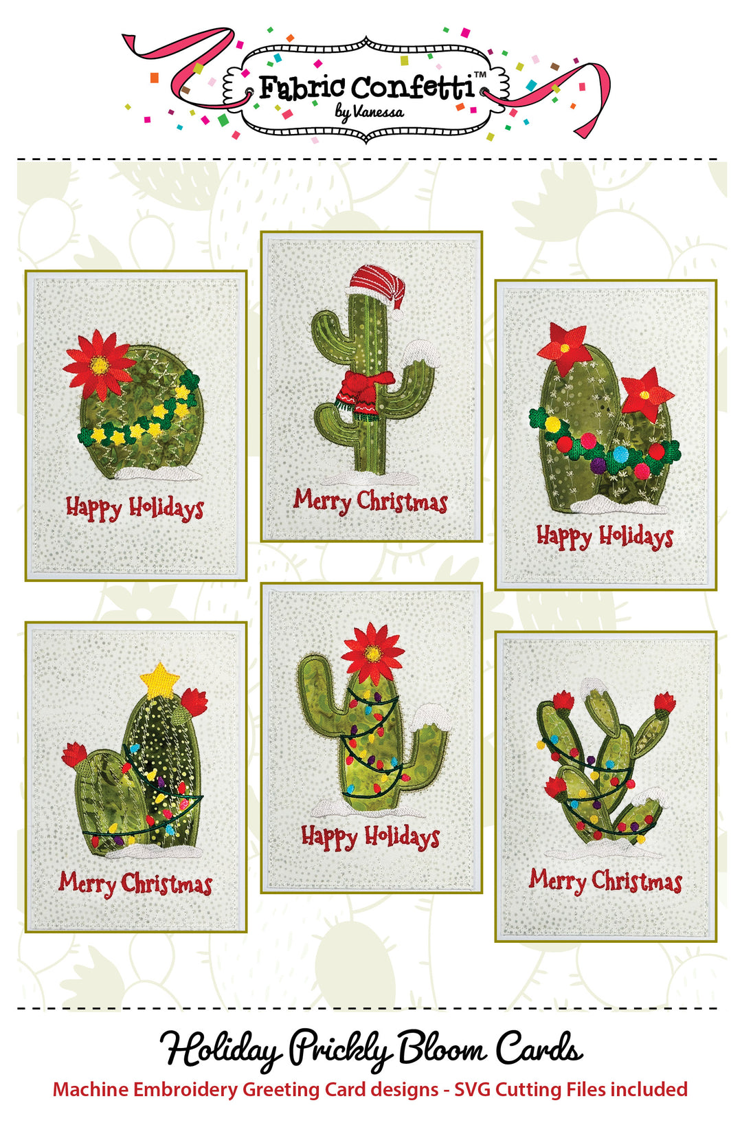 Holiday Prickly Bloom Cards