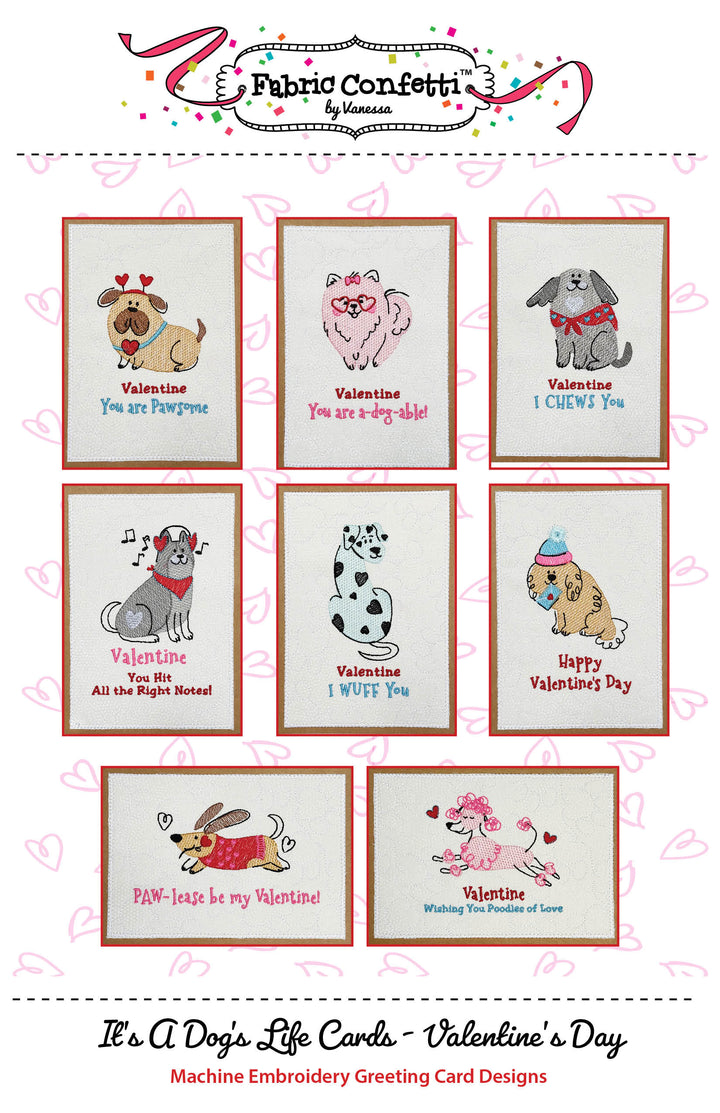 It's A Dog's Life Greeting Cards- Valentine's Day