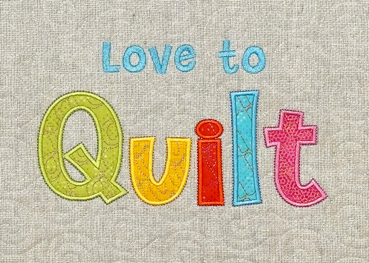 Spelling Bee Alphabet for Machine Embroidery