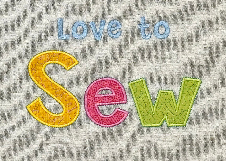 Spelling Bee Alphabet for Machine Embroidery