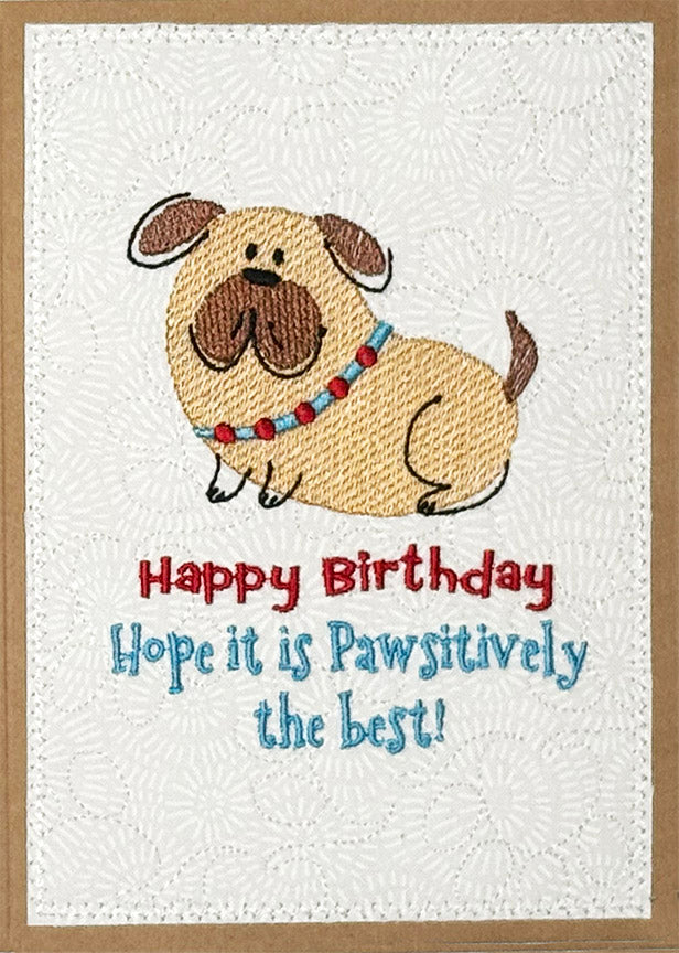 It's A Dog's Life Greeting Cards-Happy Birthday