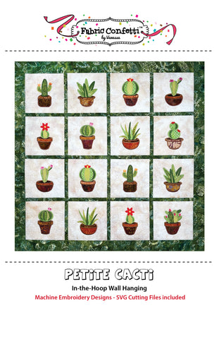 Petite Cacti ITH Wall Hanging