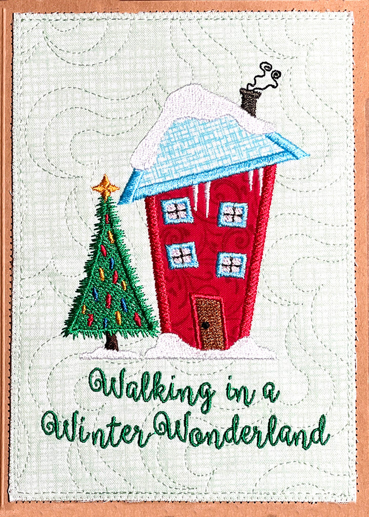 Wonky House Holiday Greeting Cards