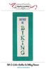 Bit-O-Color Rather Be Biking Quilted Banner