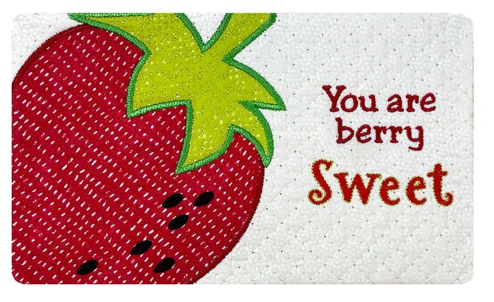 Tutti Frutti In-the-Hoop Machine Embroidery