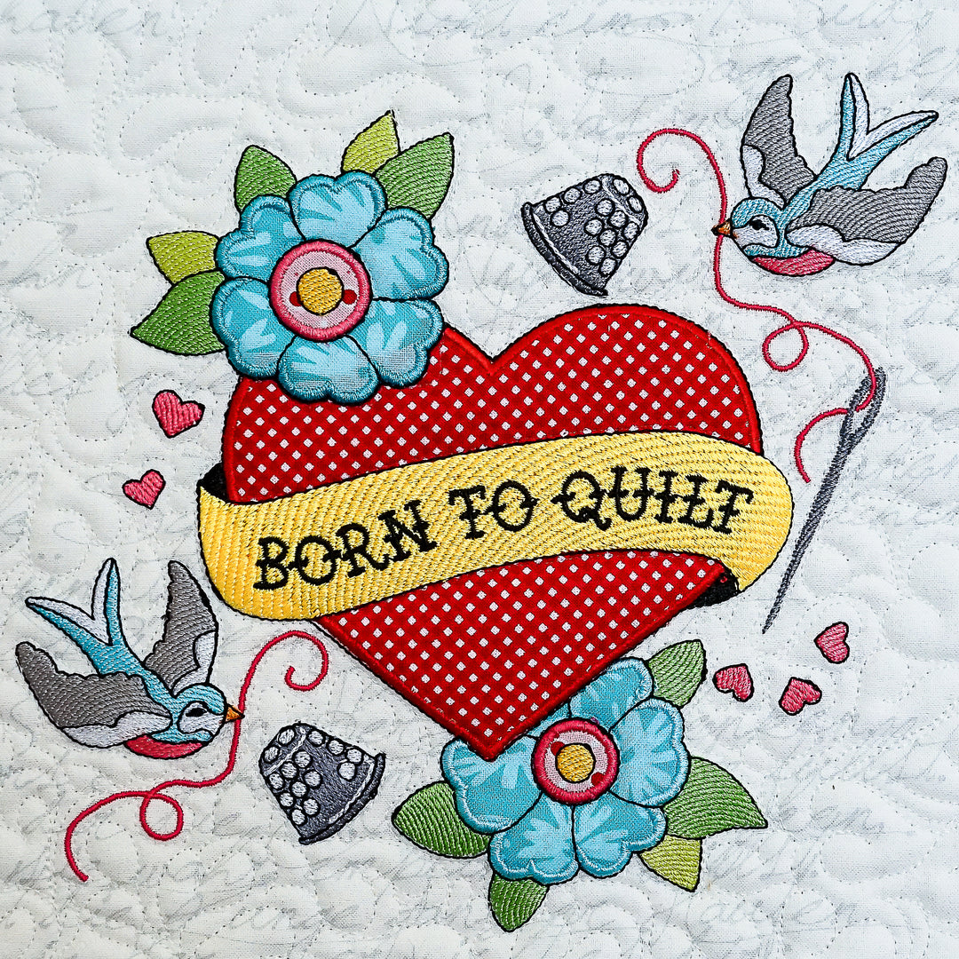 Inked - Makers Quilt for Machine Embroidery