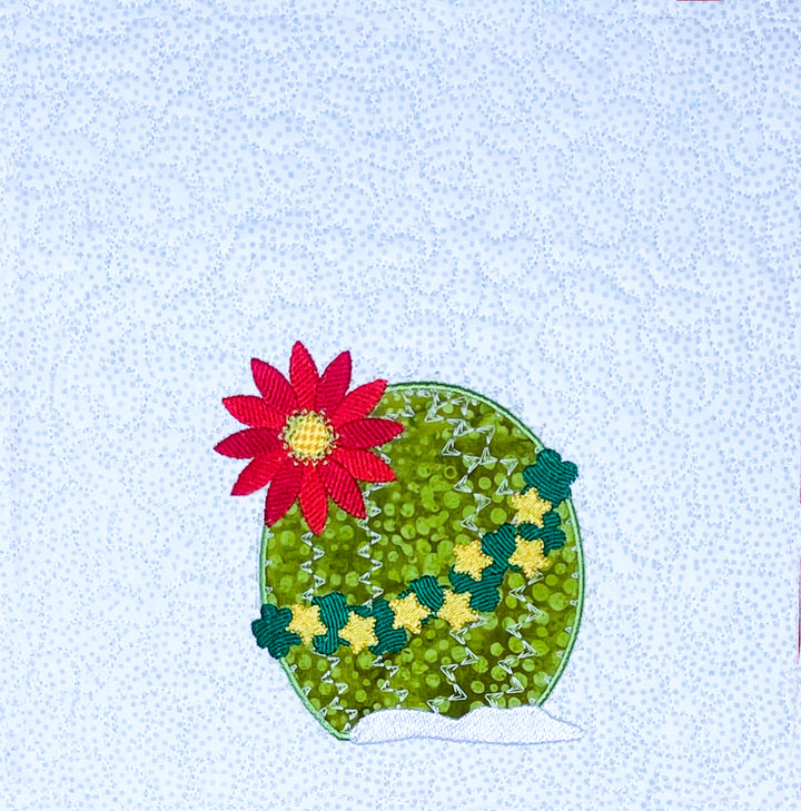 Holiday Prickly Blooms for Machine Embroidery