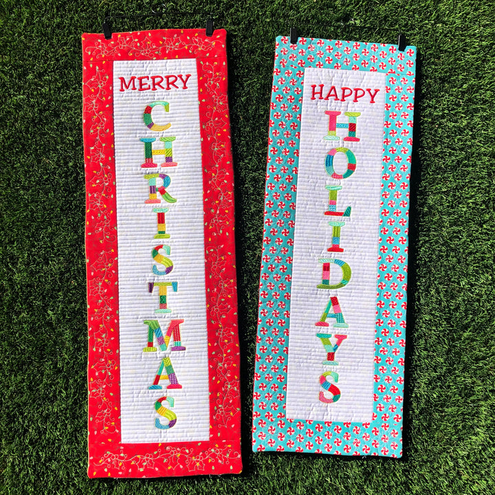 Bit-O-Color Quilted Holiday Banners
