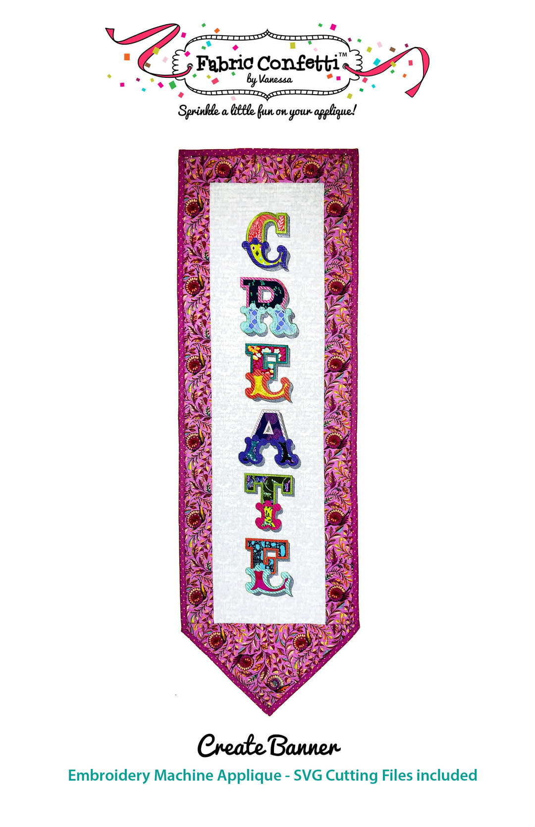 Create Banner for Machine Embroidery