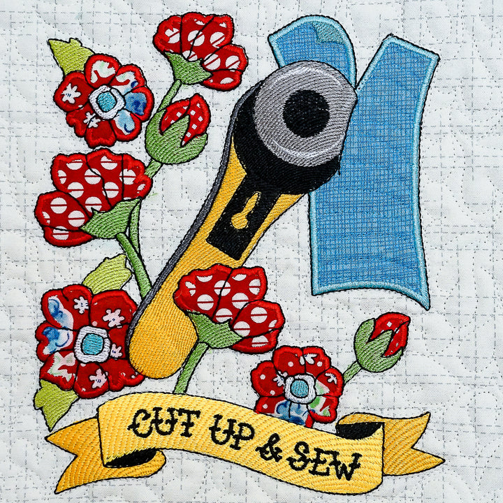 Inked - Makers Quilt for Machine Embroidery