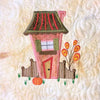 The Wonky Houses Table Runner - Autumn - for Machine Embroidery