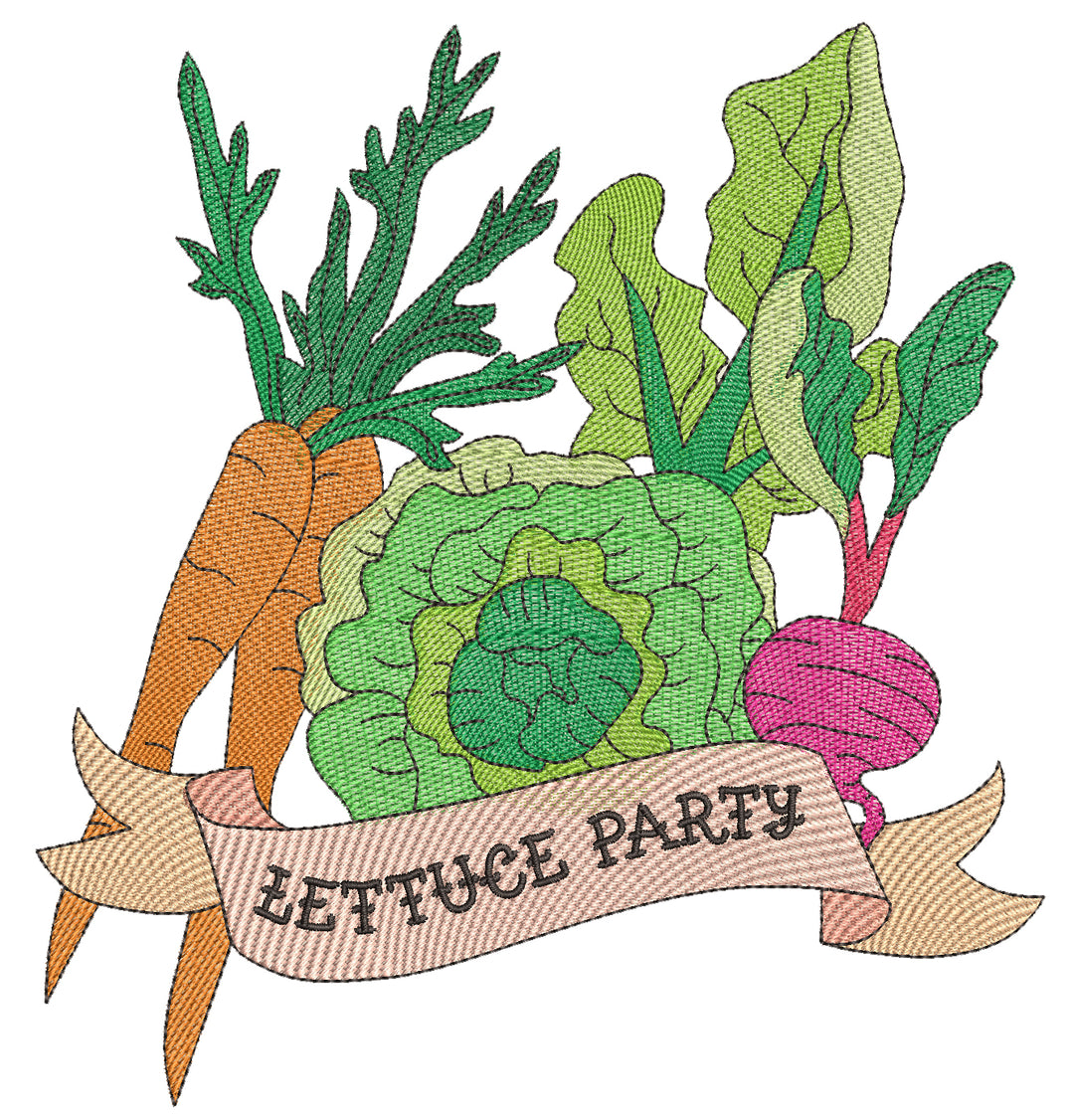 Inked - Eat Your Veggies for Machine Embroidery