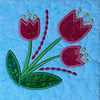 Spring Floral Table Topper for Machine Embroidery