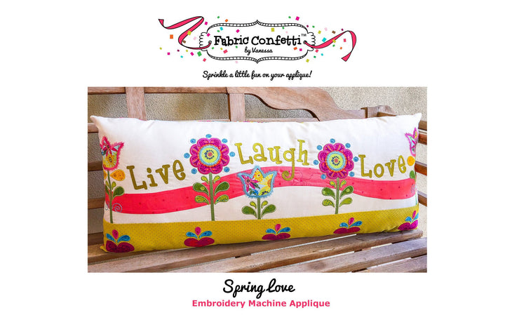Spring Love for Machine Embroidery