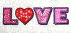 The Wonky Houses Banner - Valentine's Day - for Machine Embroidery