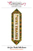 We Give Thanks Table Runner for Machine Embroidery